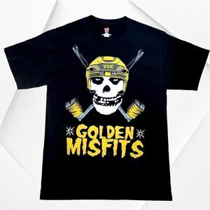 Hanes Golden Misfits Las Vegas Knights black T-shirt